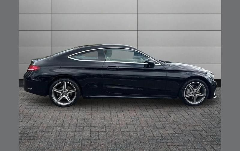 Used Mercedes C220 AMG line 170 HP (125 kW) 2018 Black Coupe