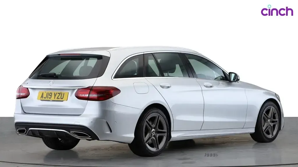 Used Mercedes C180 AMG Line Premium 2019 Silver Estate