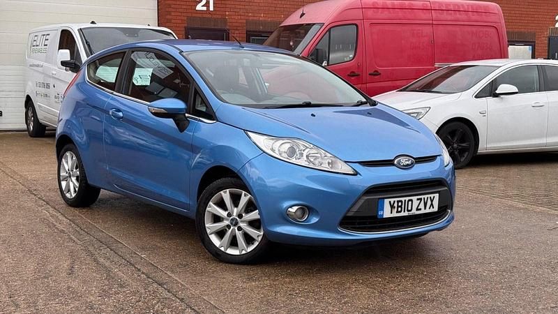 Used Ford Fiesta Zetec 82 HP (60 kW) 2010 Blue Hatchback