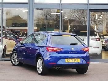 Used Seat Leon XCELLENCE 150 HP (110 kW) 2019 Blue Hatchback