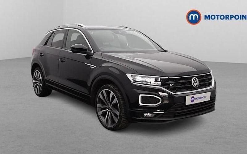 Black Used 2021 VW T-Roc R-line SUV | £18,999 (Fair price) - Image 1/4