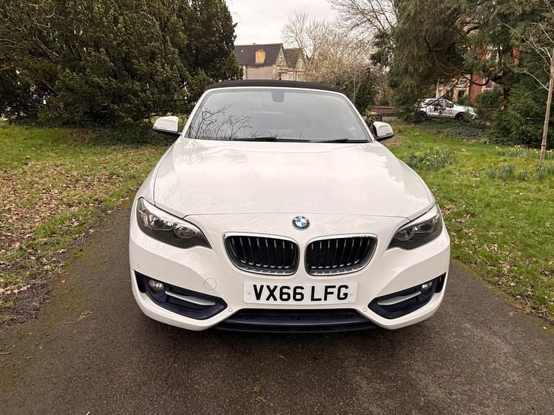 Used BMW 218 Sport Line 2017 White Cabriolet