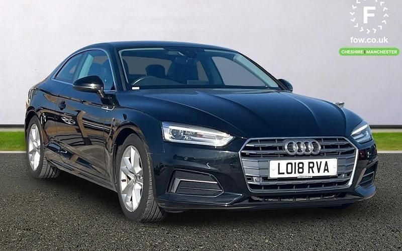 Used Audi A5 Sport 150 HP (110 kW) 2018 Black Coupe