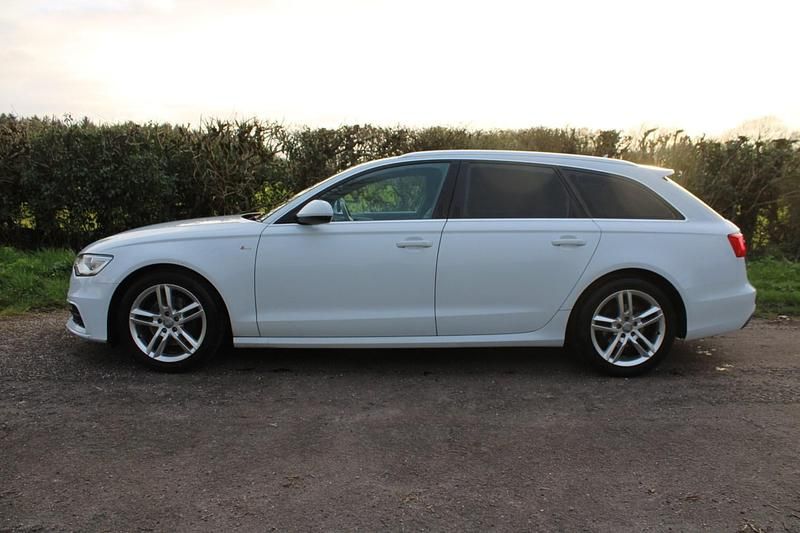 Used Audi A6 S-Line 190 HP (139 kW) 2014 White Estate
