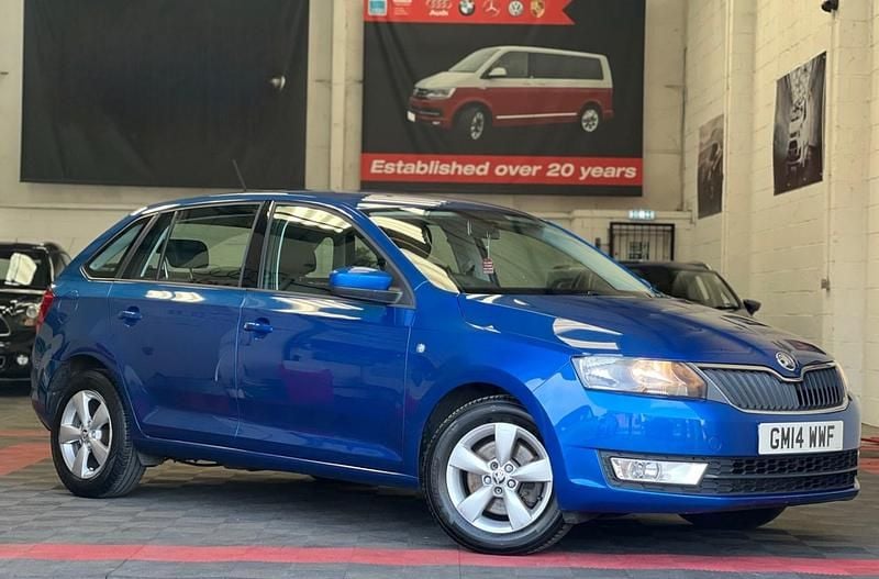 Used Skoda Rapid SE 2014 Blue Hatchback