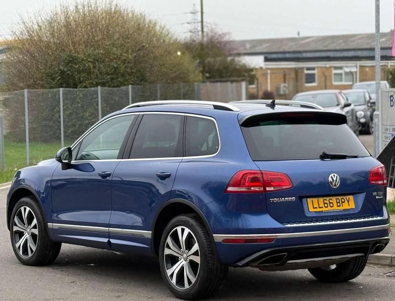 Used VW Touareg R-line 262 HP (192 kW) 2016 Blue SUV