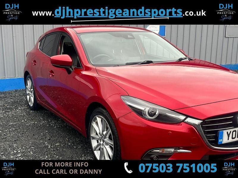 Red Used 2017 Mazda 3 Inclusive Hatchback | £7,688 (Fair price) - Image 1/4