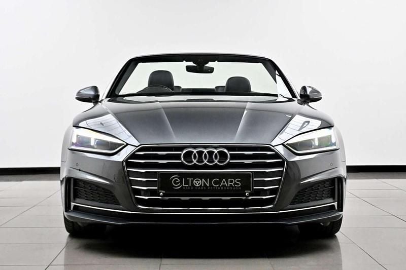 Used Audi A5 Cabriolet S-Line 190 HP (139 kW) 2017 Grey Cabriolet