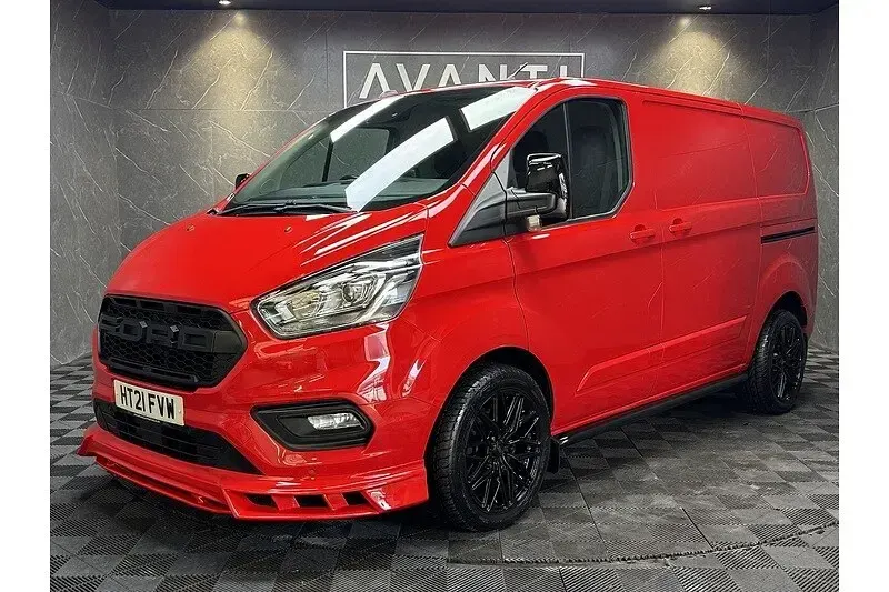 Used Ford Transit Custom Trend 130 HP (95 kW) 2021 Red Van