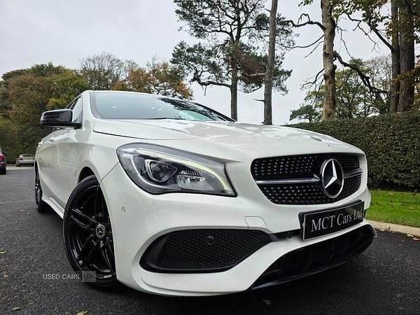 White Used 2017 Mercedes CLA200 AMG line Estate | £12,950 (A bit pricey) - Image 1/4