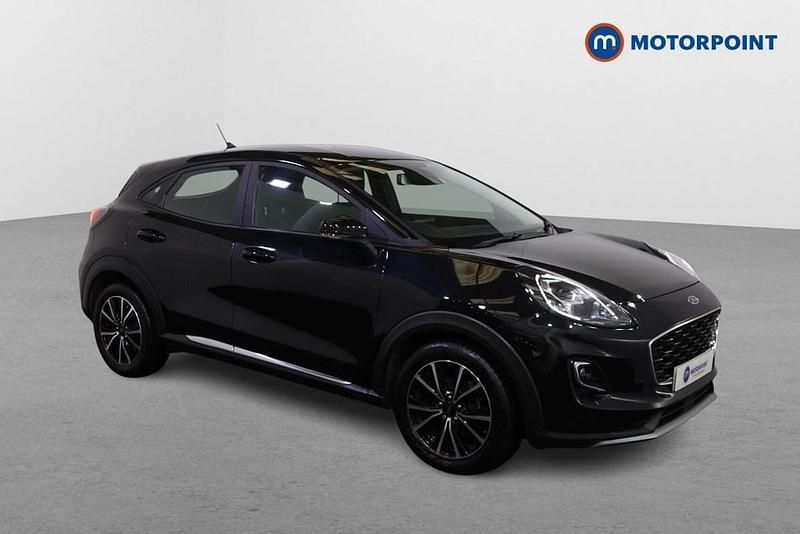 Black Used 2022 Ford Puma Titanium Hatchback | £13,899 (Good price) - Image 1/4