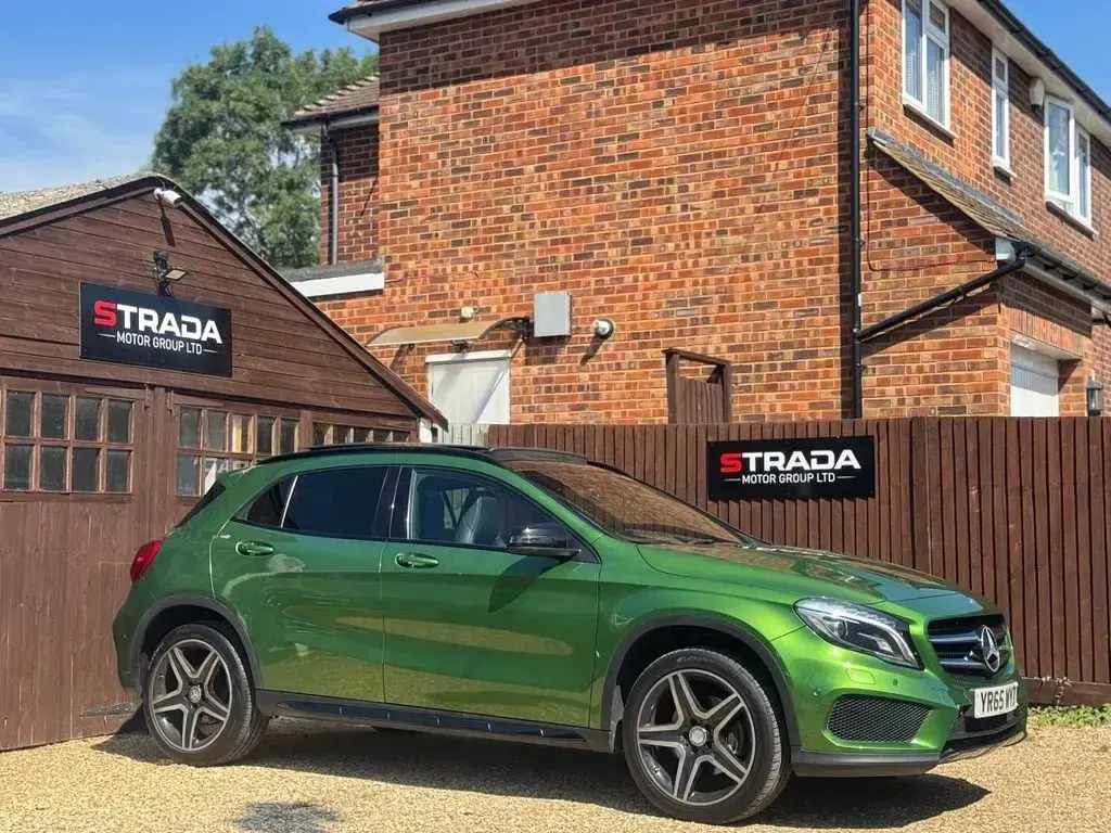 Used Mercedes GLA220 AMG line 177 HP (130 kW) 2016 Green SUV