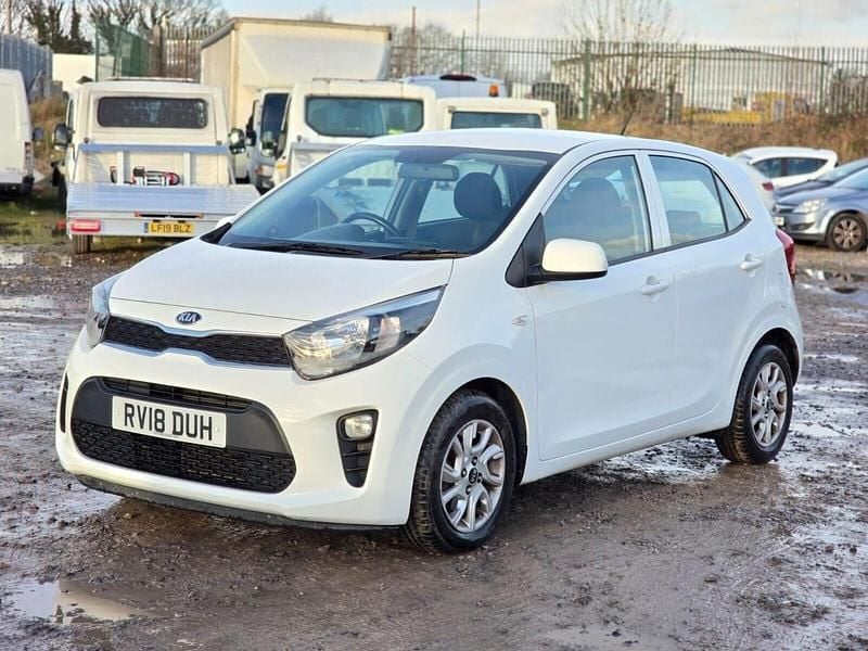Used Kia Picanto 83 HP (61 kW) 2018 White Hatchback