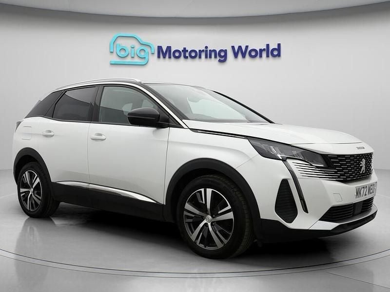 White Used 2022 Peugeot 3008 Allure+ SUV | £15,299 (Fair price) - Image 1/4