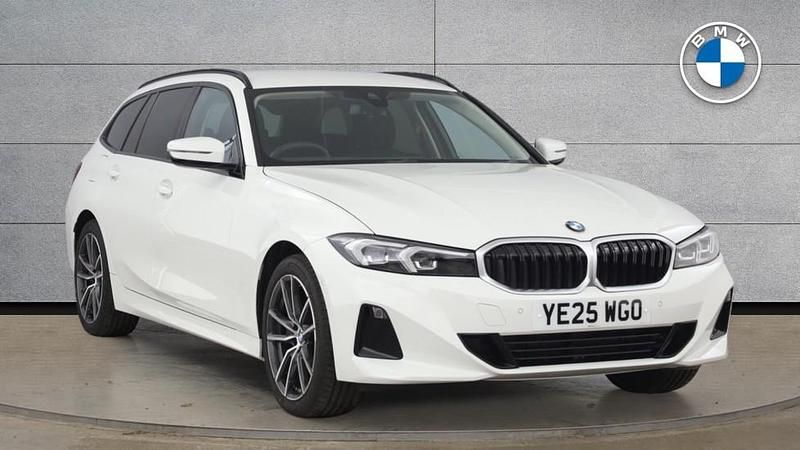 White Used 2025 BMW 320 Sport Line Estate | £28,995 (Good price) - Image 1/4