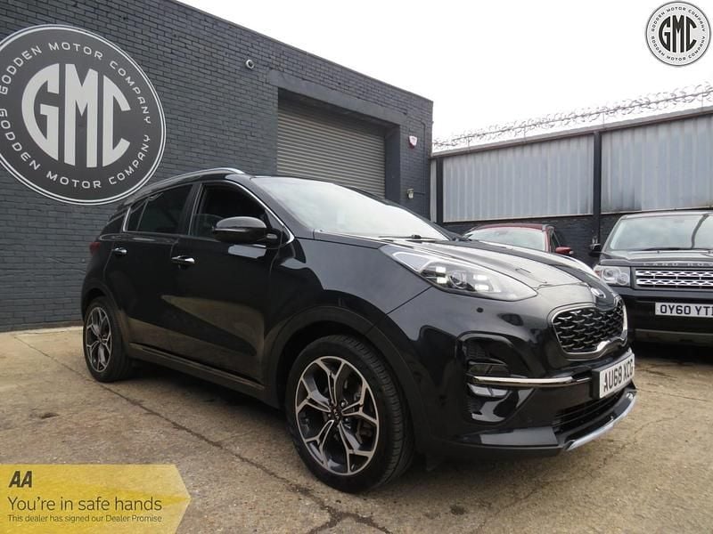Black Used 2018 Kia Sportage GT-Line SUV | £12,000 (Fair price) - Image 1/4