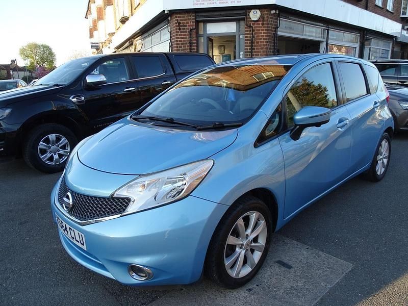 Used Nissan Note S 98 HP (72 kW) 2015 Blue Hatchback