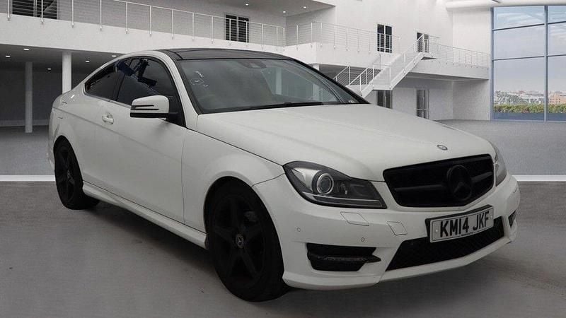 White Used 2014 Mercedes C220 Sport Edition Coupe | £5,996 (Super price) - Image 1/4