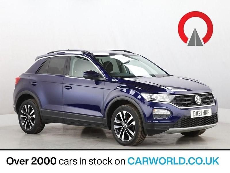 Blue Used 2021 VW T-Roc United SUV | £15,990 (Fair price) - Image 1/3