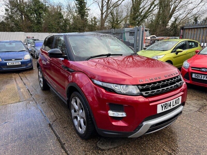Red Used 2014 Land Rover Range Rover evoque Dynamic Estate | £9,995 (Fair price) - Image 1/4
