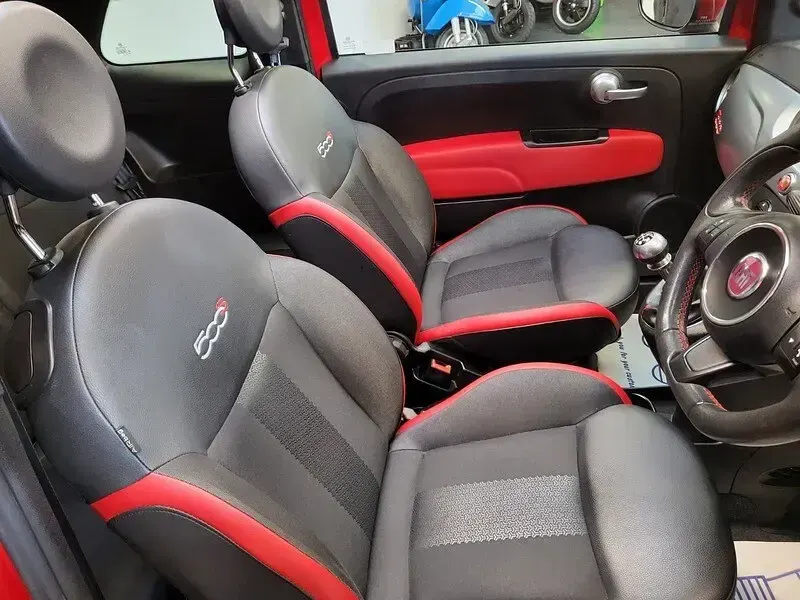 Used Fiat 500 S 85 HP (62 kW) 2014 Red Cabriolet