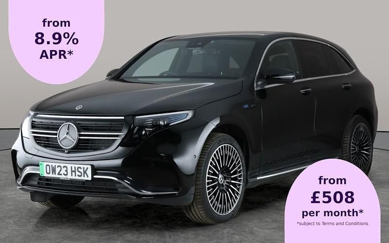 Black Used 2023 Mercedes EQC400 AMG line SUV | £32,553 (A bit pricey) - Image 1/1