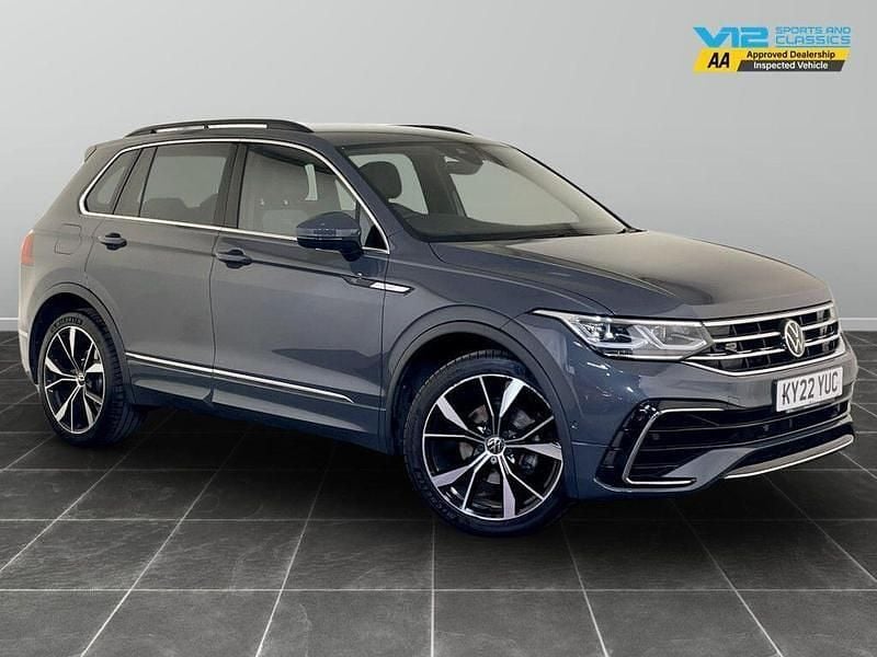 Grey Used 2022 VW Tiguan R-line SUV | £22,495 (Good price) - Image 1/2