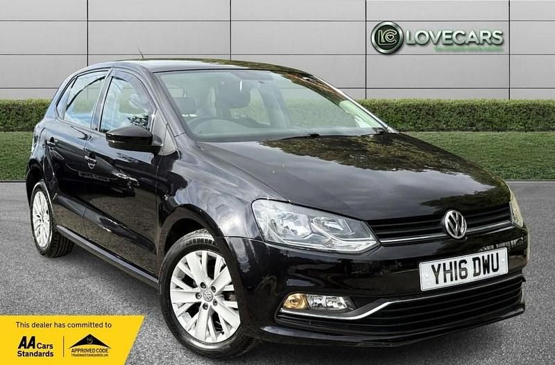 Black Used 2016 VW Polo SE Hatchback | £7,990 (Fair price) - Image 1/4