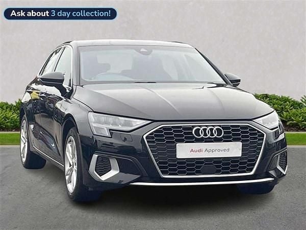 Black Used 2023 Audi A3 Sport Hatchback | £24,062 (Fair price) - Image 1/4