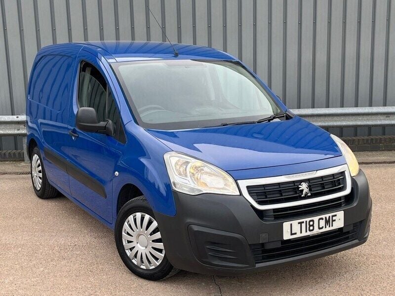 Blue Used 2018 Peugeot Partner S MPV | £2,750 (Expensive) - Image 1/4