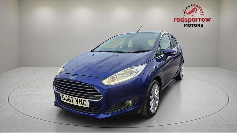 Usado Ford Fiesta Titanium 2017 Azul Citadino