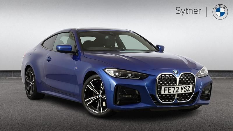 Blue Used 2022 BMW 420 M Sport Coupe | £26,000 (Good price) - Image 1/4