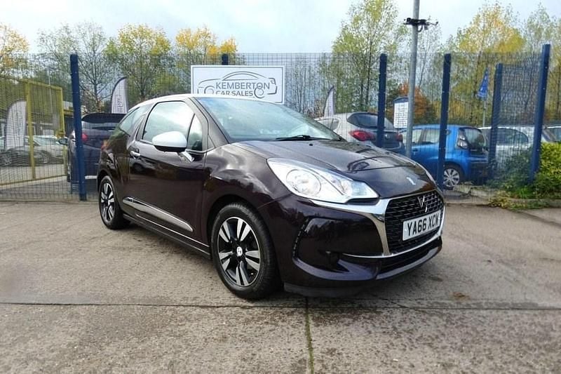 Purple Used 2017 DS Automobiles DS3 Chic Hatchback | £4,995 (Fair price) - Image 1/4