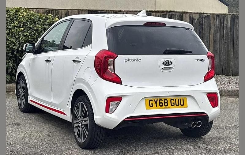 Used Kia Picanto GT-Line S 99 HP (72 kW) 2018 White Hatchback