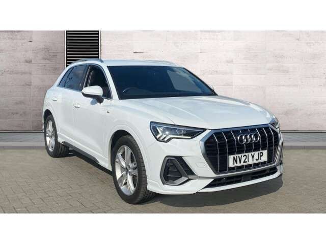 White Used 2021 Audi Q3 S-Line SUV | £25,814 (Fair price) - Image 1/4