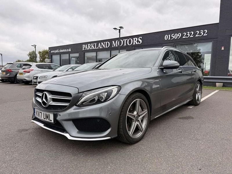 Used Mercedes C250 AMG line 204 HP (150 kW) 2017 Grey Estate