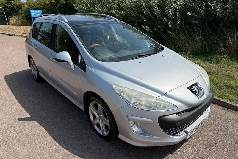 Silver Used 2008 Peugeot 308 Sport Estate | £1,650 (Fair price) - Image 1/1