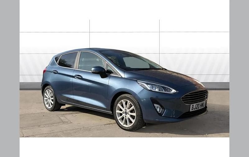 Used Ford Fiesta Titanium 100 HP (73 kW) 2020 Blue Hatchback