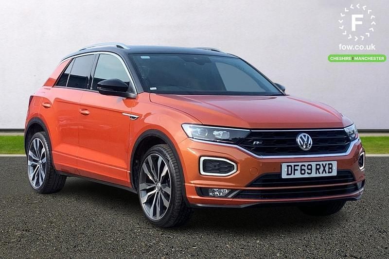 Orange Used 2020 VW T-Roc R-line SUV | £18,099 (Good price) - Image 1/4