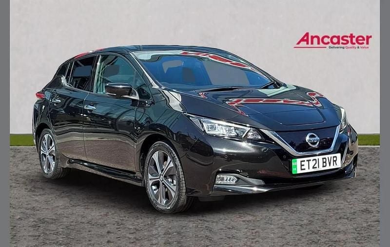 Black Used 2021 Nissan Leaf Tekna Hatchback | £9,975 (Fair price) - Image 1/4