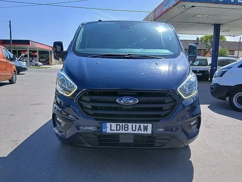 Begagnad Ford Transit Custom Trend 130 HK (95 kW) 2018 Blå Van