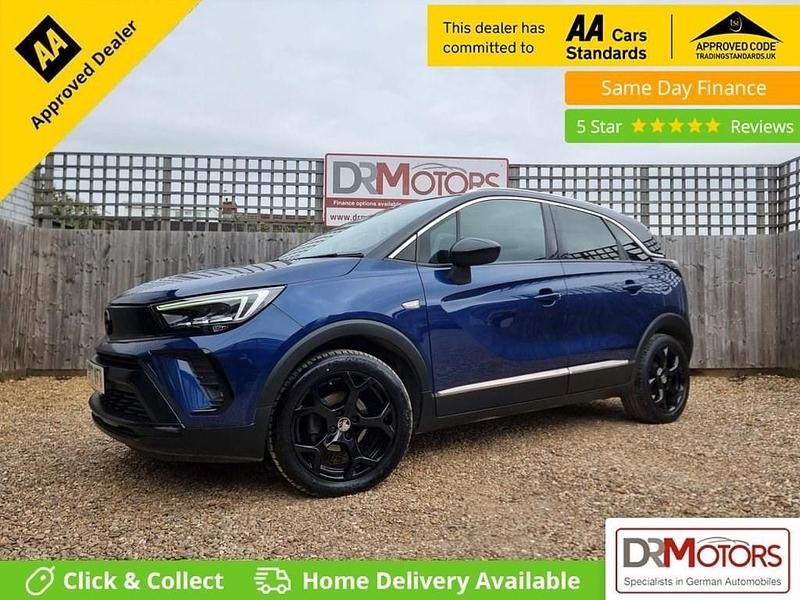 Used Vauxhall Crossland Ultimate 110 HP (80 kW) 2022 Blue SUV