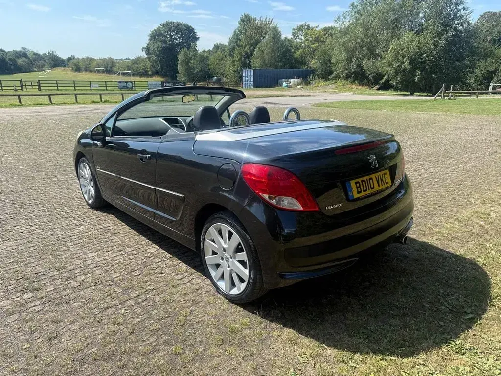 Used Peugeot 207 CC Allure 120 HP (88 kW) 2010 Black Cabriolet