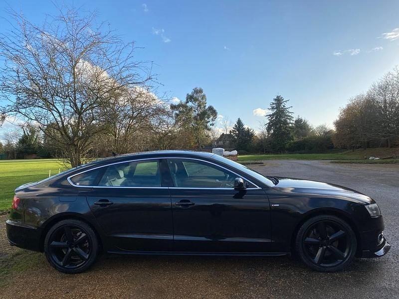 Used Audi A5 Sportback S-Line 211 HP (155 kW) 2010 Black Hatchback
