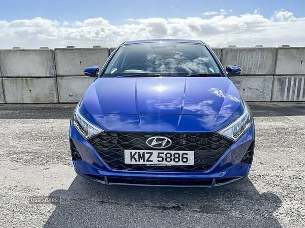 Used Hyundai i20 Premium 2023 Blue Hatchback