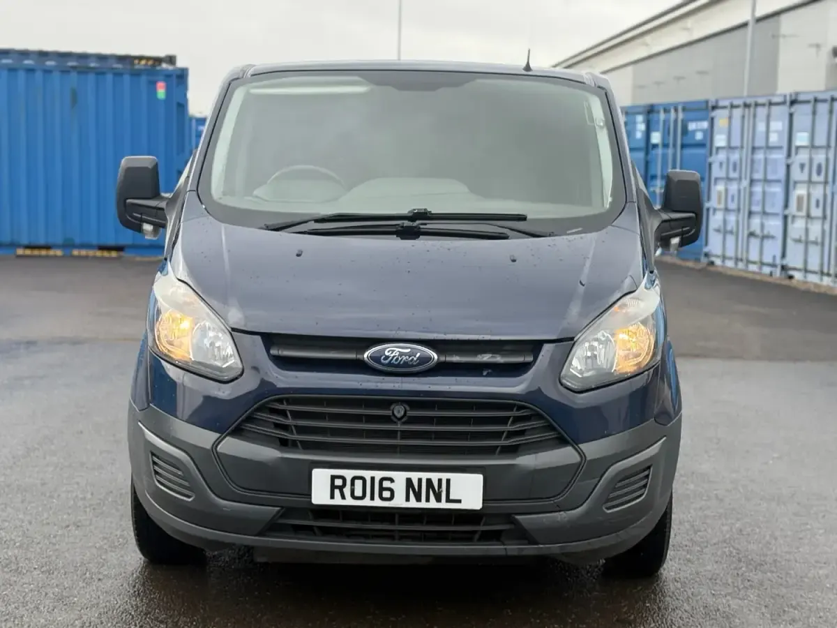 Used Ford Transit Custom 100 HP (73 kW) 2016 Blue Van