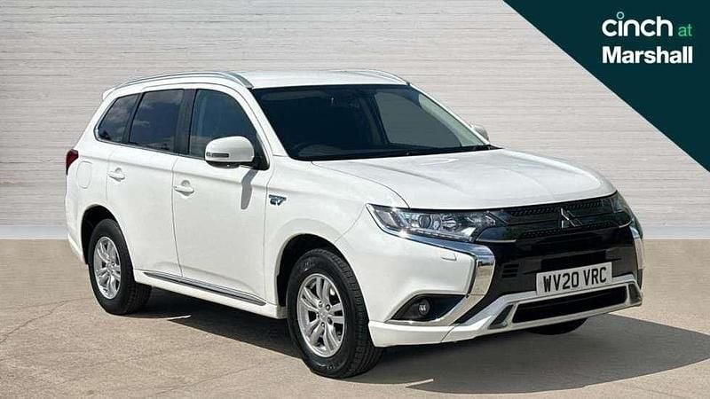 White Used 2020 Mitsubishi Outlander P-HEV SUV | £11,452 (Super price) - Image 1/4