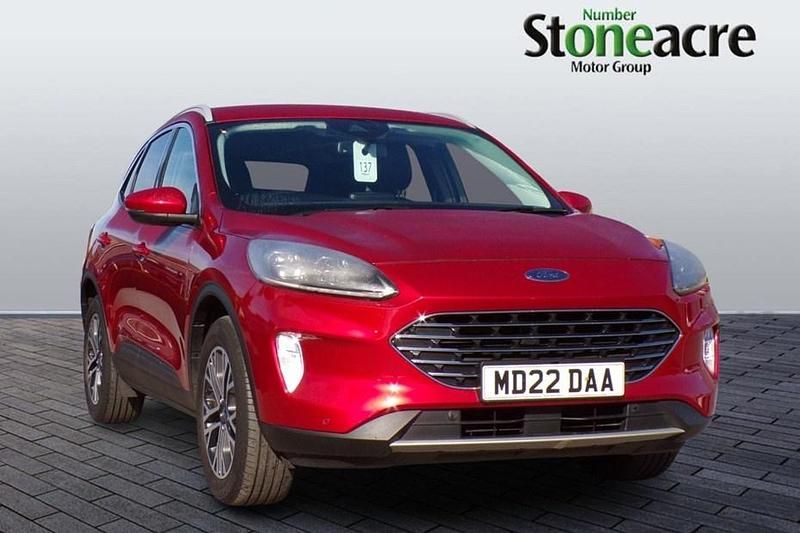 Red Used 2022 Ford Kuga Titanium SUV | £18,995 (Fair price) - Image 1/1