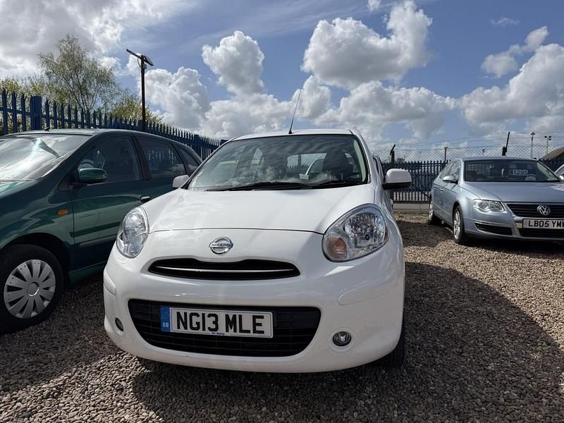Used Nissan Micra Acenta 2013 White Hatchback