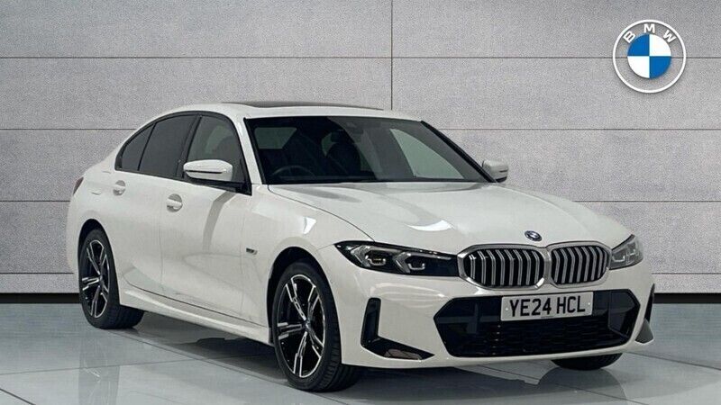 White Used 2024 BMW 330e M Sport | £33,150 (Super price) - Image 1/4